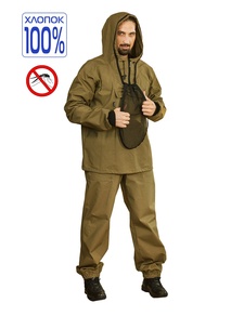 фото Летний костюм для охоты и рыбалки «Противоэнцефалитный» (палатка, темный хаки) КВЕСТ