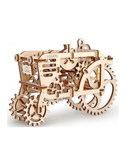 фото 3D деревянный конструктор UGEARS Трактор