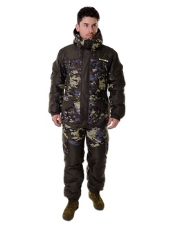 фото Зимний костюм для охоты и рыбалки ONERUS "Горный -45" (Алова/Таслан, Коричневый) полукомбинезон