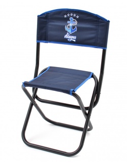 фото Стул складной АДМИРАЛ средний SSА-02 (сталь, синий)