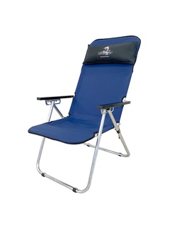 фото Кресло складное Кедр Комфорт с подголовником AKS-10 (алюминий)