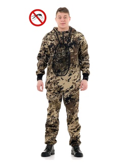 фото Костюм для охоты и рыбалки «Антигнус» (гретта, серая цифра) КВЕСТ