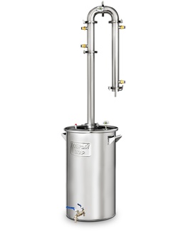 фото Самогонный аппарат (дистиллятор) Добрый жар Абсолют 60 литров + кран