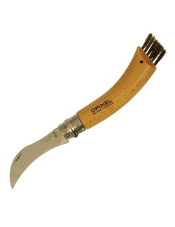 фото Нож грибника Opinel №8 (нержавеющая сталь, бук) в блистере