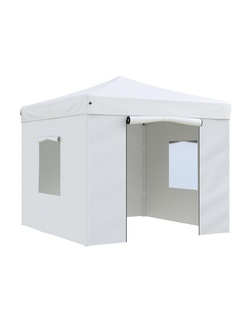 фото Тент-шатер быстросборный Helex 4330 3x3х3м полиэстер белый