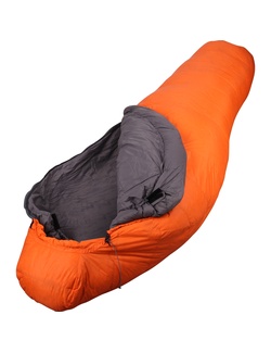 фото Спальный мешок СПЛАВ Adventure Permafrost 205 (оранжевый, пуховый)