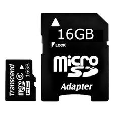 фото Карта памяти microSD (10 Класс) 16Gb, с переходником SD