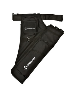 фото Колчан для стрел Bowmaster 3 тубы с 2 карманами и ремнем черный