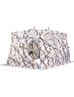 фото Палатка для зимней рыбалки HIGASHI Double Winter Camo Pyramid Pro
