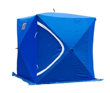 фото Зимняя палатка Куб Indiana 200 Х 200 Х 225 (два входа, цвет синий)