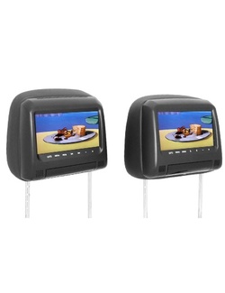 фото Комплект подголовников с DVD и мониторами 7 дюймов AVIS AVS0733T + AVS0734BM