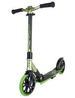 фото Самокат TechTeam Comfort 210R 2022 черно-зеленый