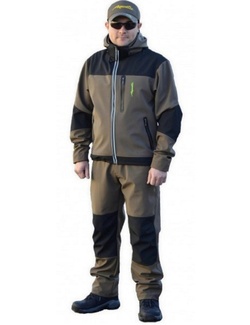 фото Демисезонный костюм для рыбалки и охоты  Aquatic К-03Ф (Soft Shell, фалькон)