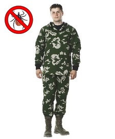 фото Летний костюм противоэнцефалитный URSUS  "Граница" (Грета, кмф, зеленый)