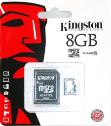 фото Карта памяти Kingston 8Gb (HC), с переходником SD