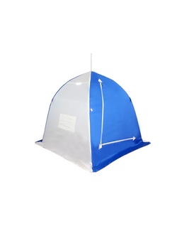 фото Палатка для зимней рыбалки "Зонт" Пингвин 1 (1-сл, четырехлучевая)