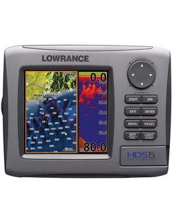 фото Lowrance HDS-5 с датчиком 83/200 КГц