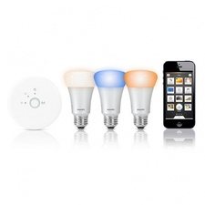 фото Комплект управляемых лампочек+роутер Philips Hue Connected Bulb Starter Pack для iPhone/iPad