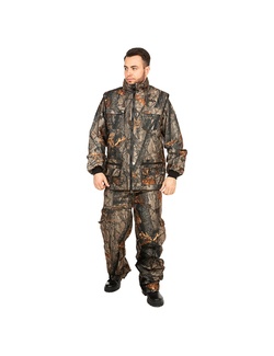 фото Демисезонный костюм Huntsman Тайга-3 цвет Темный лес ткань Alova