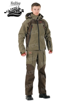 фото Осенний костюм для рыбалки Фиш Мастер (таслан, темный хаки) GRAYLING
