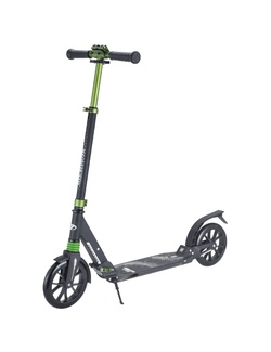 фото Самокат TechTeam City Scooter черный-зеленый