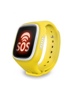 фото Детские часы с GPS трекером MonkeyG S80 (желтые)