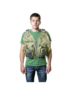 фото Жилет рыболовный разгрузочный Tramp Angler (хаки)