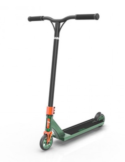 фото ​​​​​​​Трюковый самокат VOKUL SAGA зеленый-оранжевый