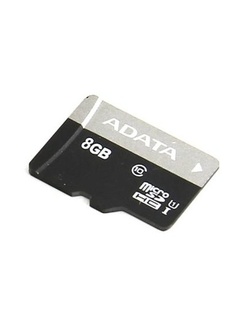 фото Карта памяти ADATA 8Gb (HC), с переходником SD