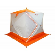 фото Палатка Призма Премиум (1-сл)  215*215 Композит оранжевая
