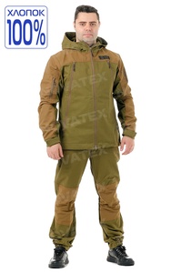 фото Летний костюм для охоты и рыбалки Штурм (хлопок, хаки) 7.62