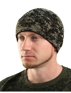 фото Шапка URSUS "Цифра" трикотажная на флисе (ШАП701)