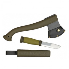 фото Набор Morakniv Outdoor Kit MG, нож Mora 2000 + топор (зеленый)