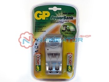 фото ЗУ GP PowerBank Mini Quick с аккумуляторами (2500 мАч)