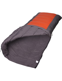 фото Спальный мешок СПЛАВ Cloud light 215 (серый/терракот, пуховый)