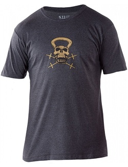 фото Футболка 5.11 Tactical 5.11 RECON SKULL KETTLE Charcoal (018)