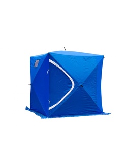 фото Зимняя палатка Куб Indiana 220 Х 220 Х 225 (два входа, цвет синий)