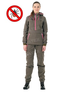 фото Костюм женский «Элит Барьер NEW» (смесовая, олива/фуксия) PAYER