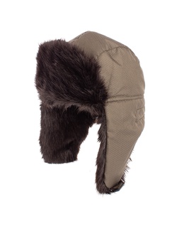 фото Шапка ушанка зимняя Huntsman Соболь (Хаки, Cell)