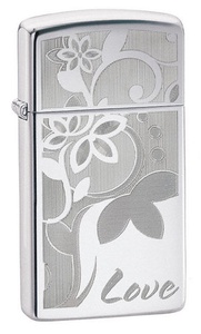 фото Зажигалка Zippo Slim Love Engraving № 24816