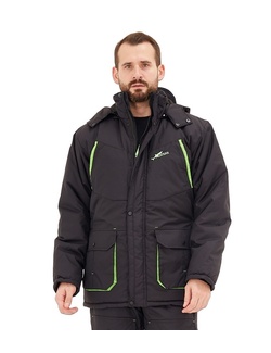 фото Куртка зимняя для охоты и рыбалки KATRAN Берген -40° С (Таслан, Черный)