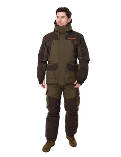 фото Зимний костюм для рыбалки и охоты TRITON GORKA -40 (Таслан, хаки) Полукомбинезон