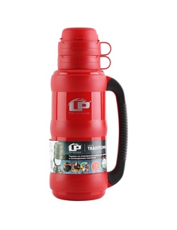 фото Термос со стеклянной колбой LP Traditional 1.8L (красный) (80104)