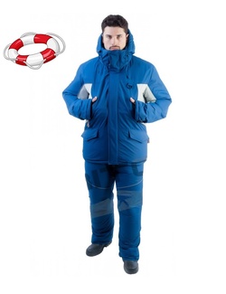 фото Зимний костюм для рыбалки и охоты TRITON Скиф -40 (Таслан, Синий) Поплавок