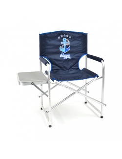 фото Кресло складное АДМИРАЛ со столиком AKAS-03 (алюминий/пластик, синий)