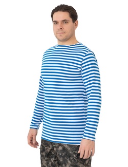 фото Тельняшка KATRAN ТЕ-101 (Голубая полоска, хлопок)