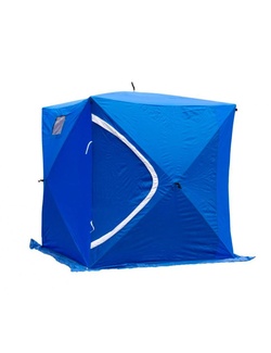 фото Зимняя палатка Куб Indiana 200 Х 200 Х 225 (два входа, цвет синий)