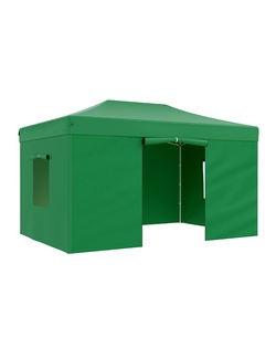 фото Тент-шатер быстросборный Helex 4335 3x4,5х3м полиэстер зеленый