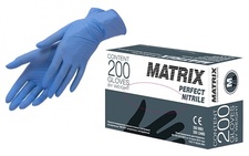 фото Перчатки одноразовые нитриловые MATRIX Perfect Nitril 100 пар (200 шт)