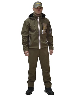 фото Демисезонный костюм для рыбалки и охоты  Aquatic К-05Ф (+10 °С) (Soft Shell, фалькон)